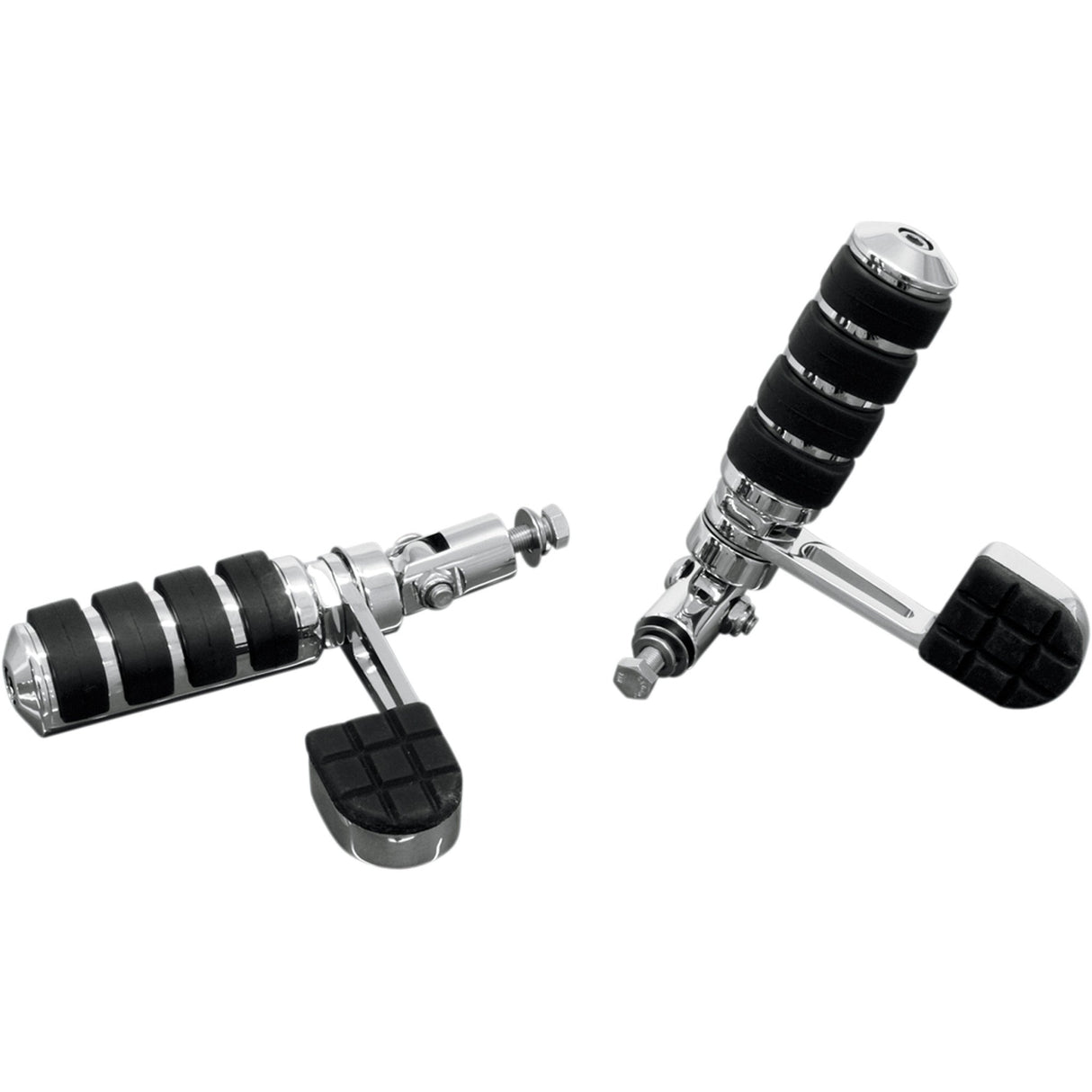 RIVCO PRODUCTS 1620-0811 PEGSHR Anti-Vibration Folding Highway Pegs Highway Mount Peg - With Heel Rest