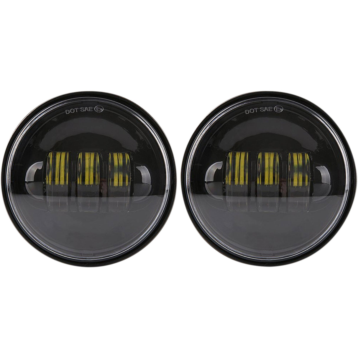 RIVCO PRODUCTS 2001-1766 LED-135B 4.5" LED Passing Lamps - 4-1/2" - Black