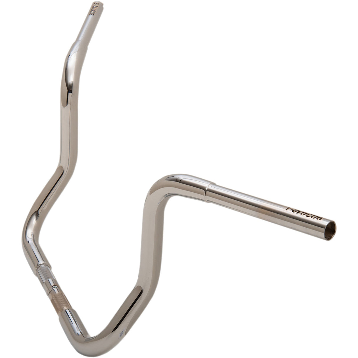 FAT Baggers INC. 1-1/4" EZ Install Round Top Handlebar 12" Chrome - 903012 For Harley Touring 1986-2022