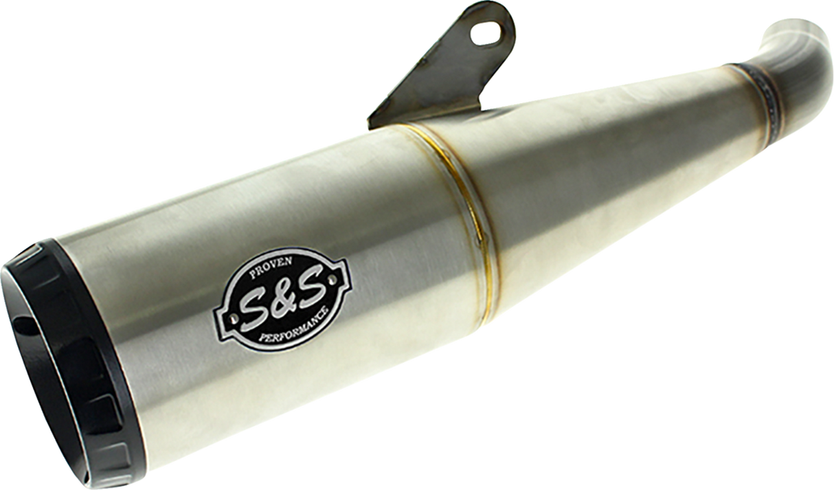 Grand National Slip-On Muffler - Brushed Stainless Steel - X™500 - 1801-1809