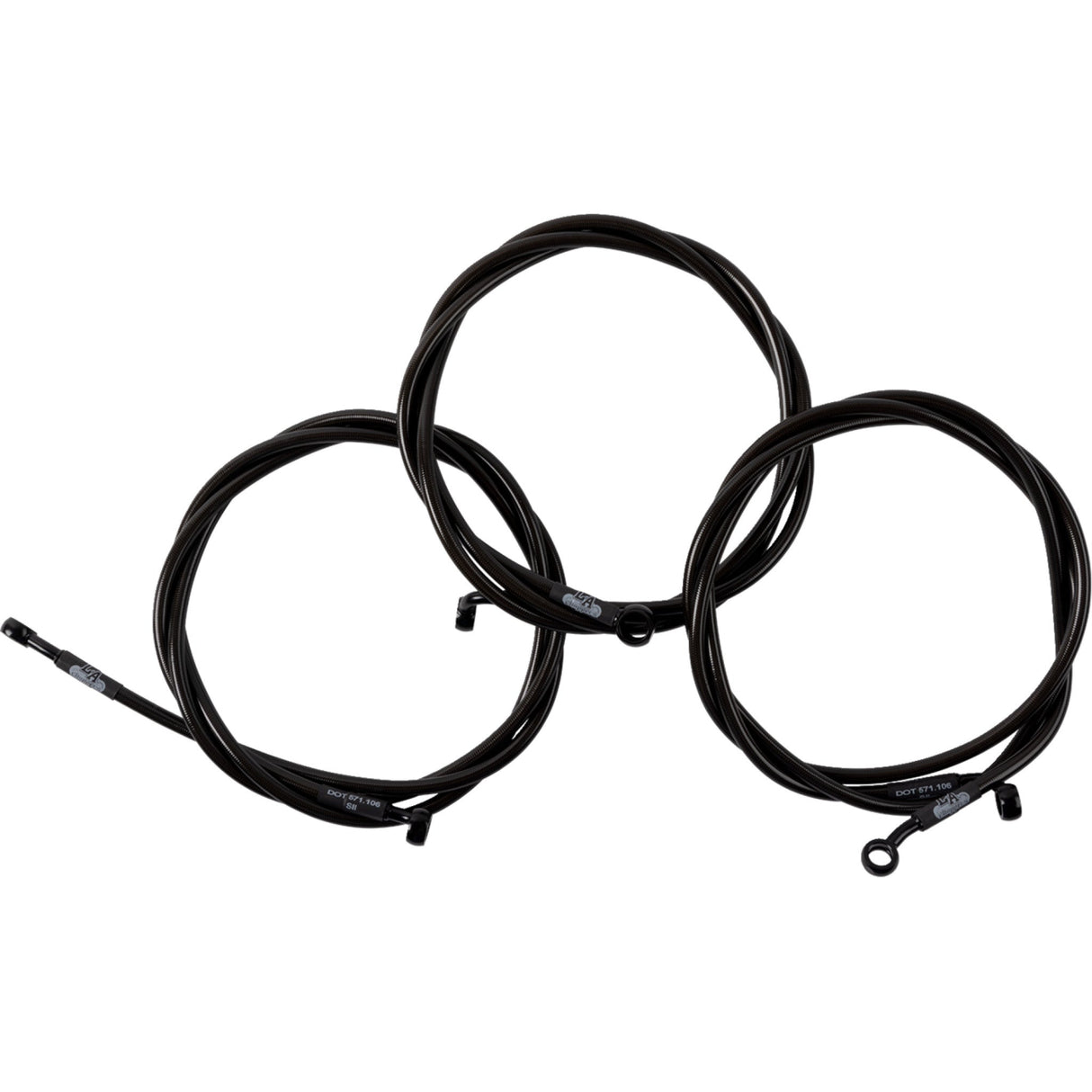 La Choppers Brake Line Kit - LA-8059B13M For Harley Touring 2023-2026