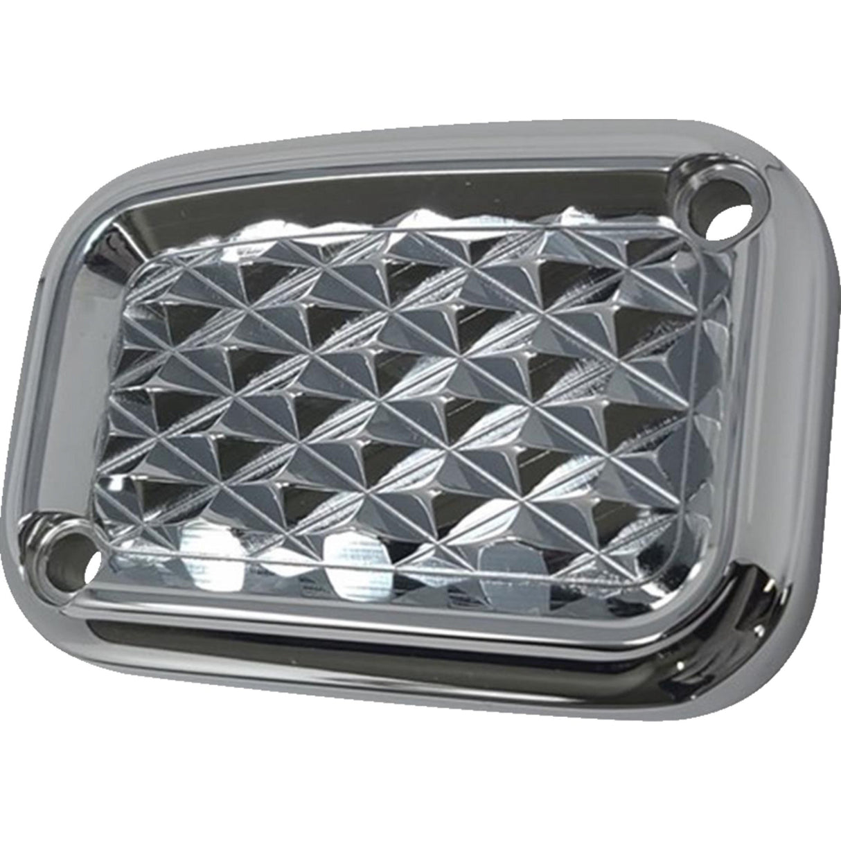 Covingtons Master Cylinder Cover Brake Front Diamondback Chrome - C3056-C For Harley Touring 2008-2012