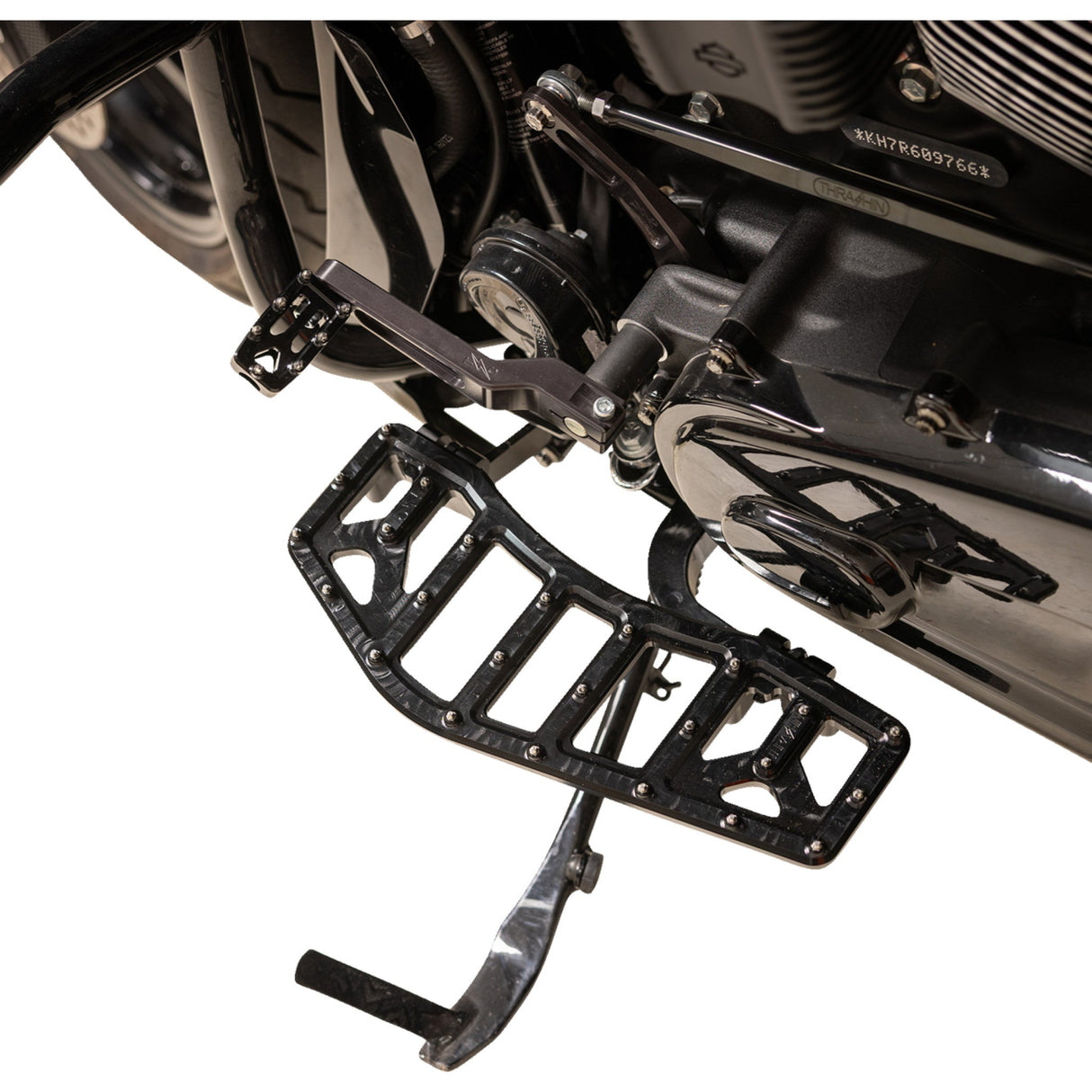 Thrashin Supply CO. Aggressor Floorboards Black - TSC-2219-1 For Harley Touring 1984-2026