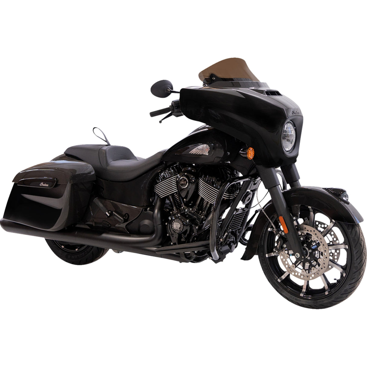 Klock Werks Kolor Flare® Windshield 10" Bronze - KWW-04-0642 For Indian 2014-2026