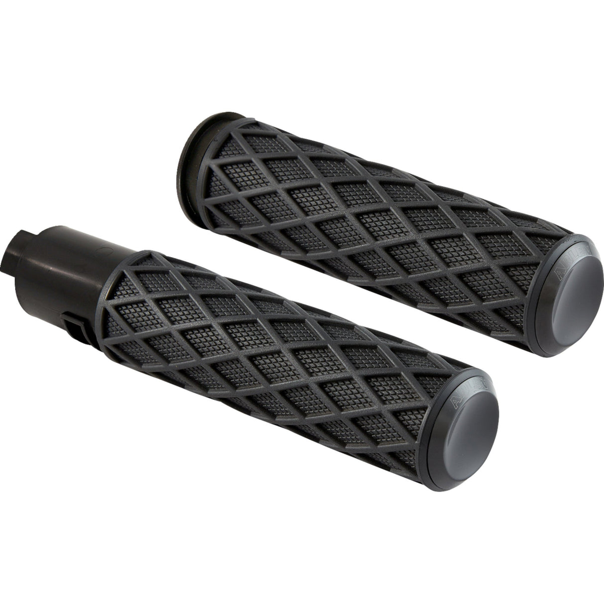 Arlen Ness Diamond Grips TBW Black - 500-058 For Harley Touring 2023-2026