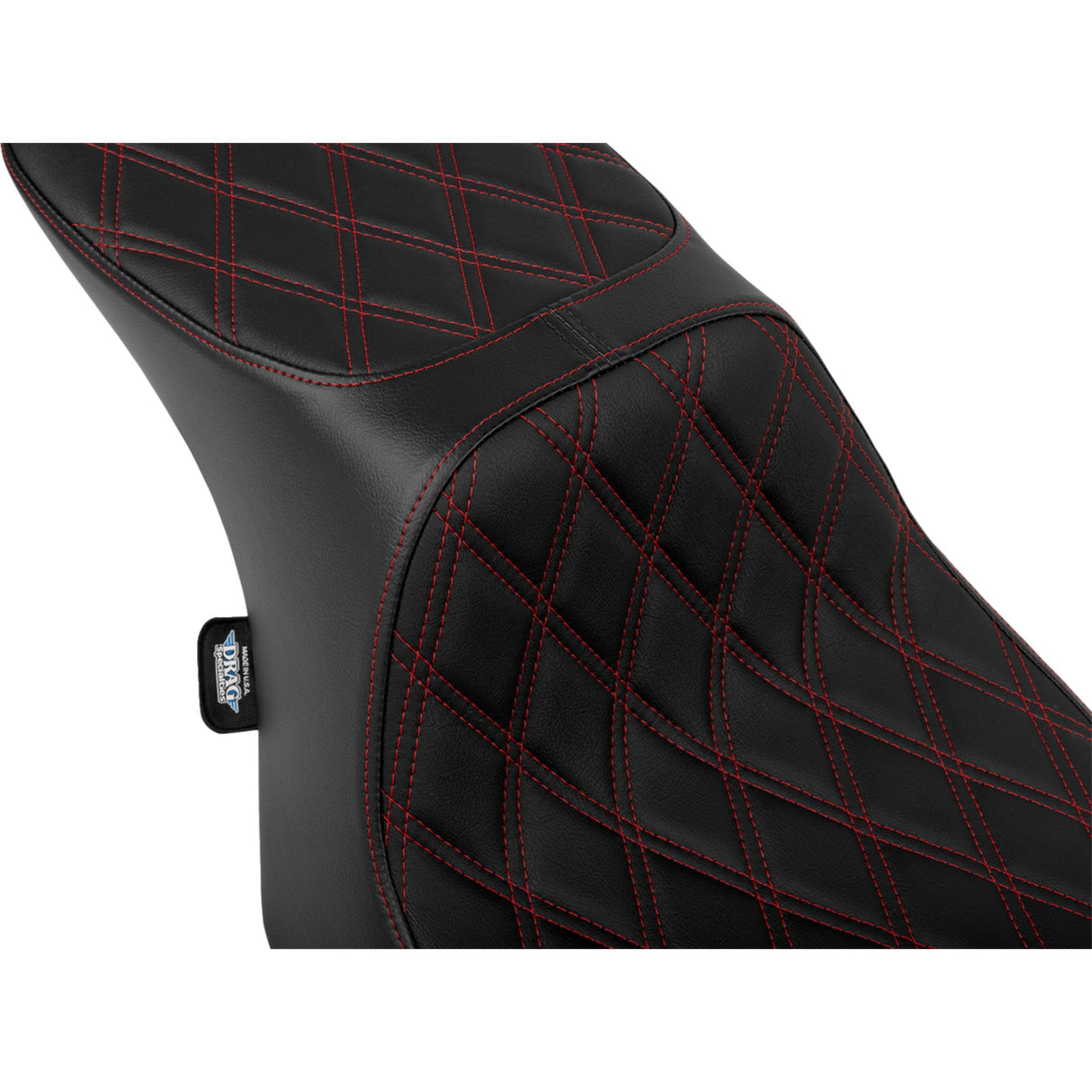 DRAG SPECIALTIES Performance Predator 2-Up Seat - w/o Backrest FLTR/FLHX '23-'24