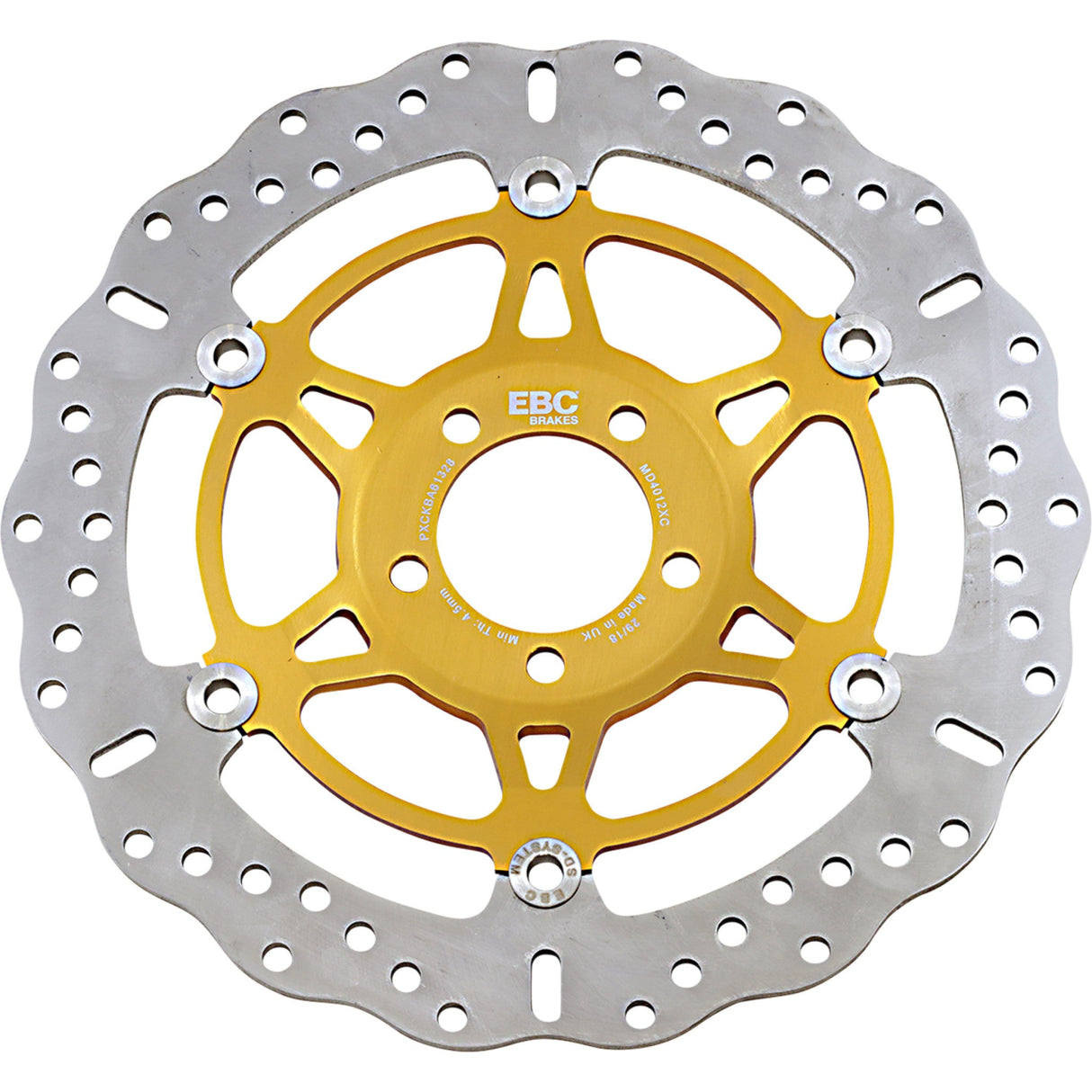 EBC 1710-0483 MD4012XC Pro-Lite XC Contour Brake Rotor Brake Rotor - Kawasaki