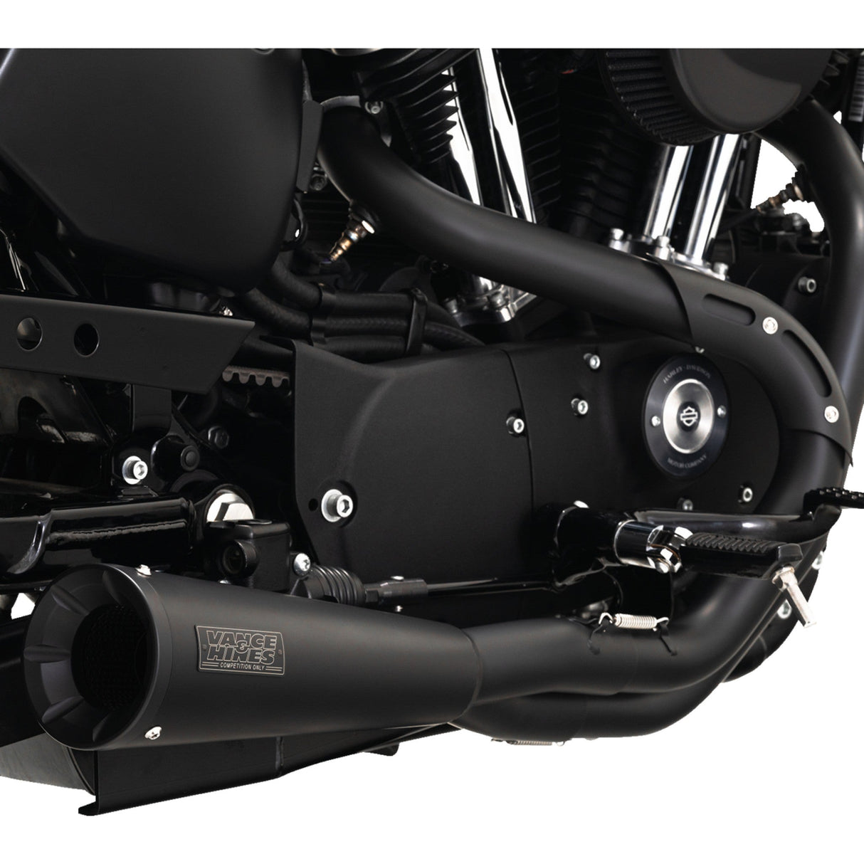 Vance & Hines Upsweep 2-Into-1 Exhaust System - 47627 For Harley Sportster 2004-2013