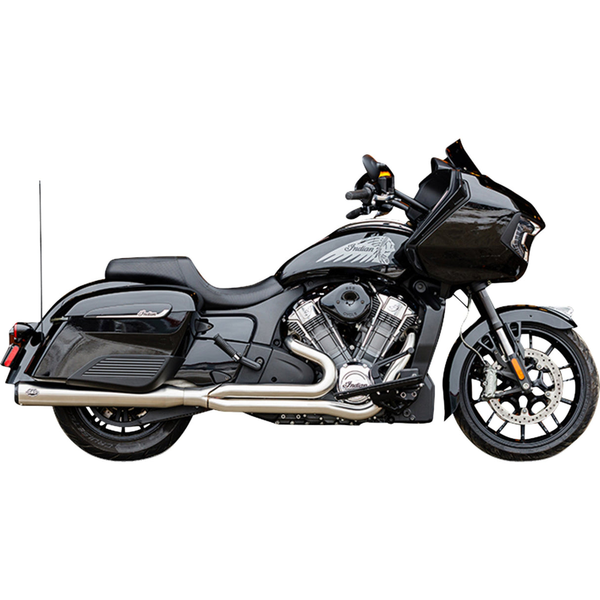 S&s Cycle Qualifier 2-Into-1 Exhaust System - 550-1130 For Indian 2020-2025