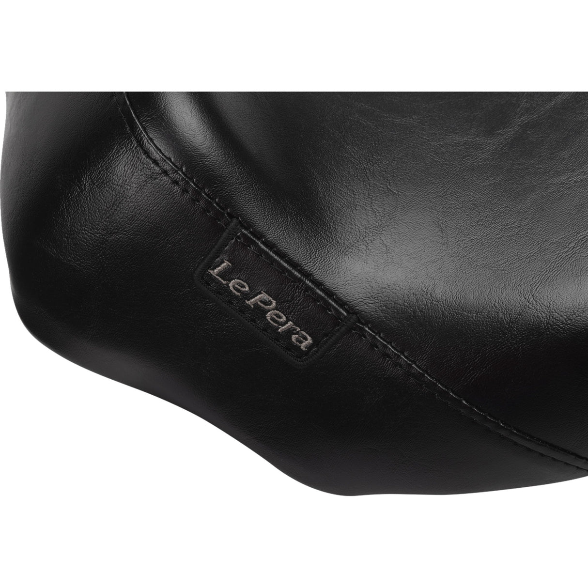LePera Bare Bones Solo Seat Smooth Black - LV-005 For Harley Touring 2023-2026