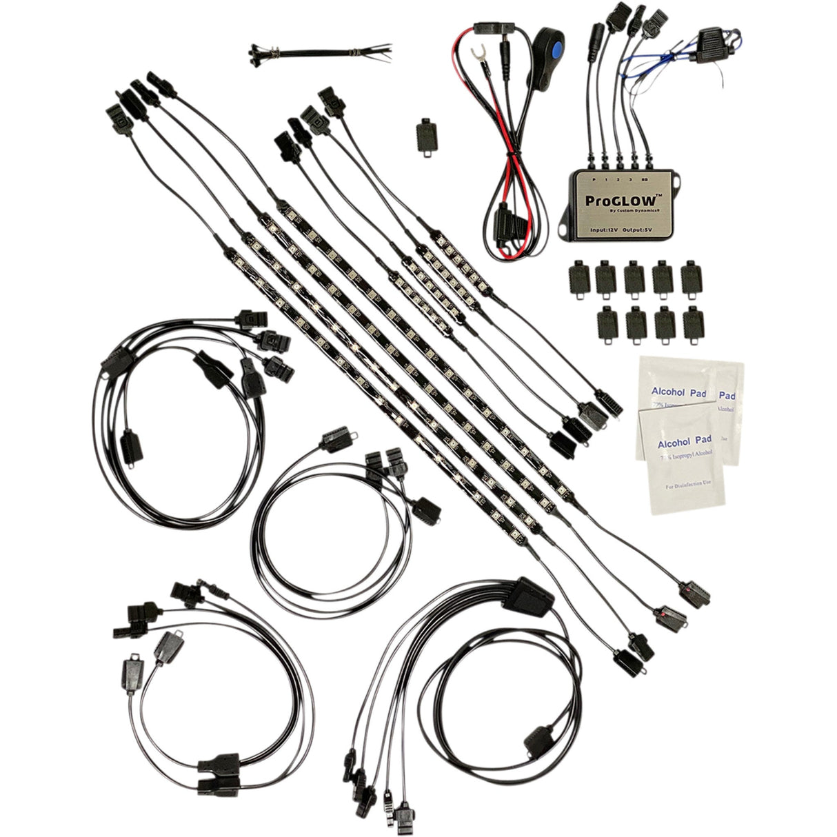 CUSTOM DYNAMICS 2040-2758 PG-ENG-G-KIT Engine and Ground Effects ProGLOW™ Color Changing LED Accent Light Kit Light Kit - Engine/Ground