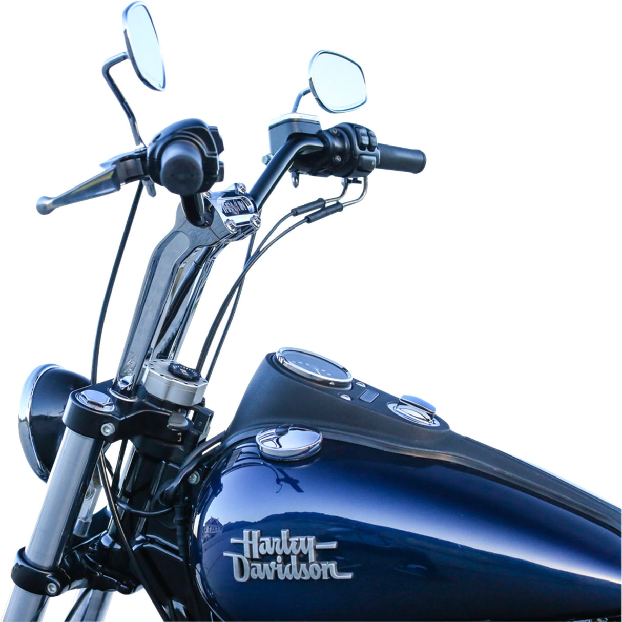 THRASHIN SUPPLY CO. 0602-1051 TSC-9525-3 Handlebar Riser - Risers - Pull Back - 9-1/2" - Chrome