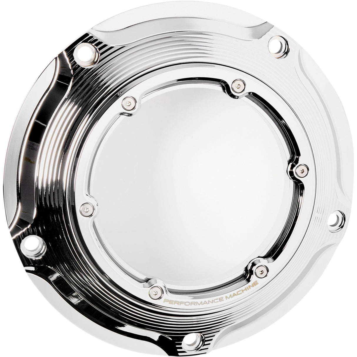 PERFORMANCE MACHINE (PM) 1107-0670 0177-2083M-CH Derby Cover - Chrome - Touring