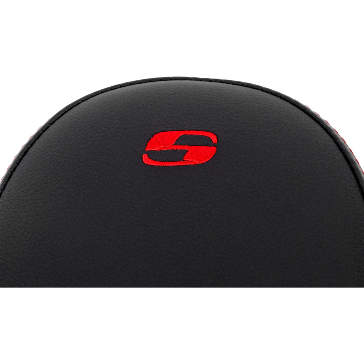 Saddlemen Lattice Stitch Step-Up Seat Front Red Stitch - 808-07B-17204 For Harley Touring 2008-2024