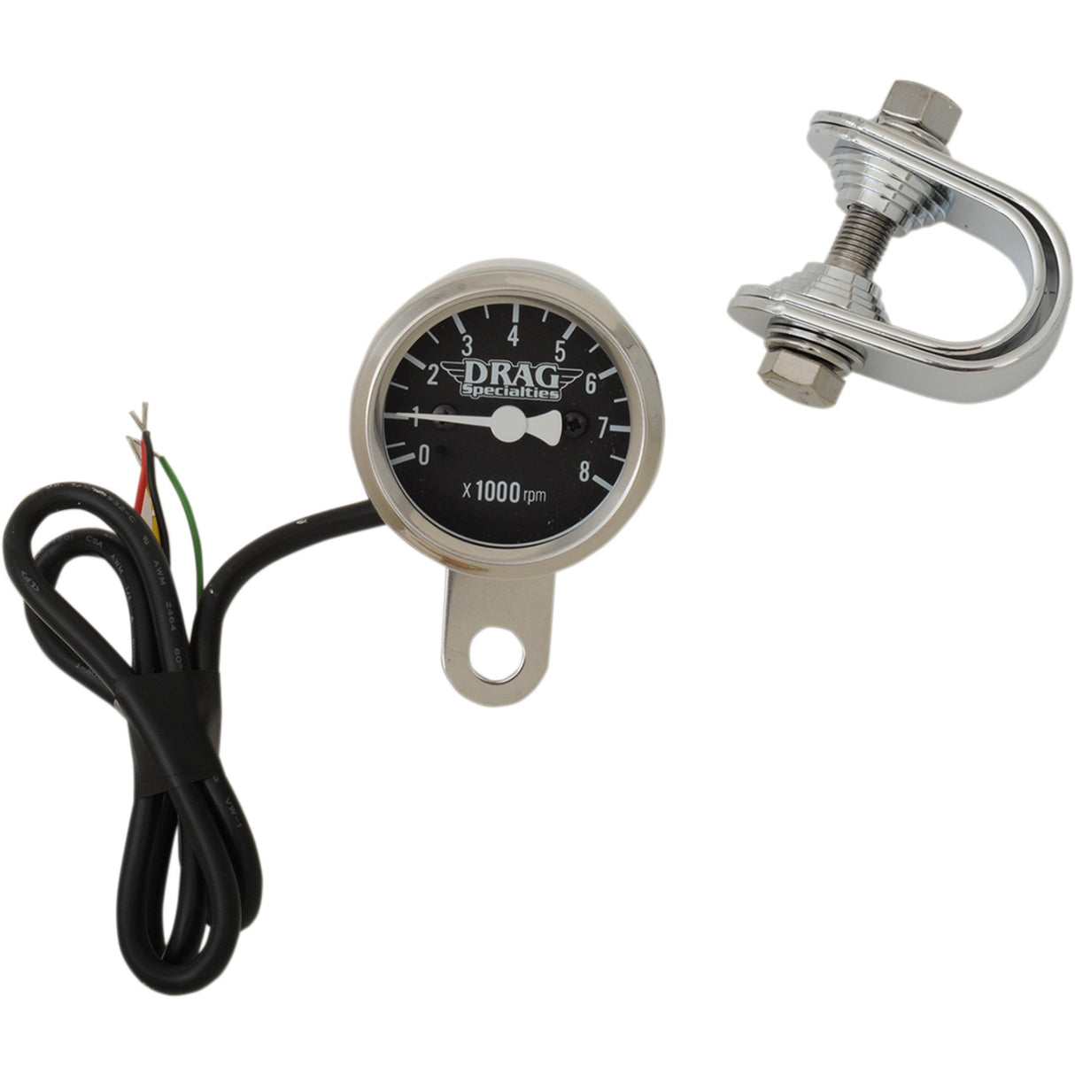 Drag Specialties Mini Electronic Gauge - 2211-0055 For Harley Motorcycles 1986-2003