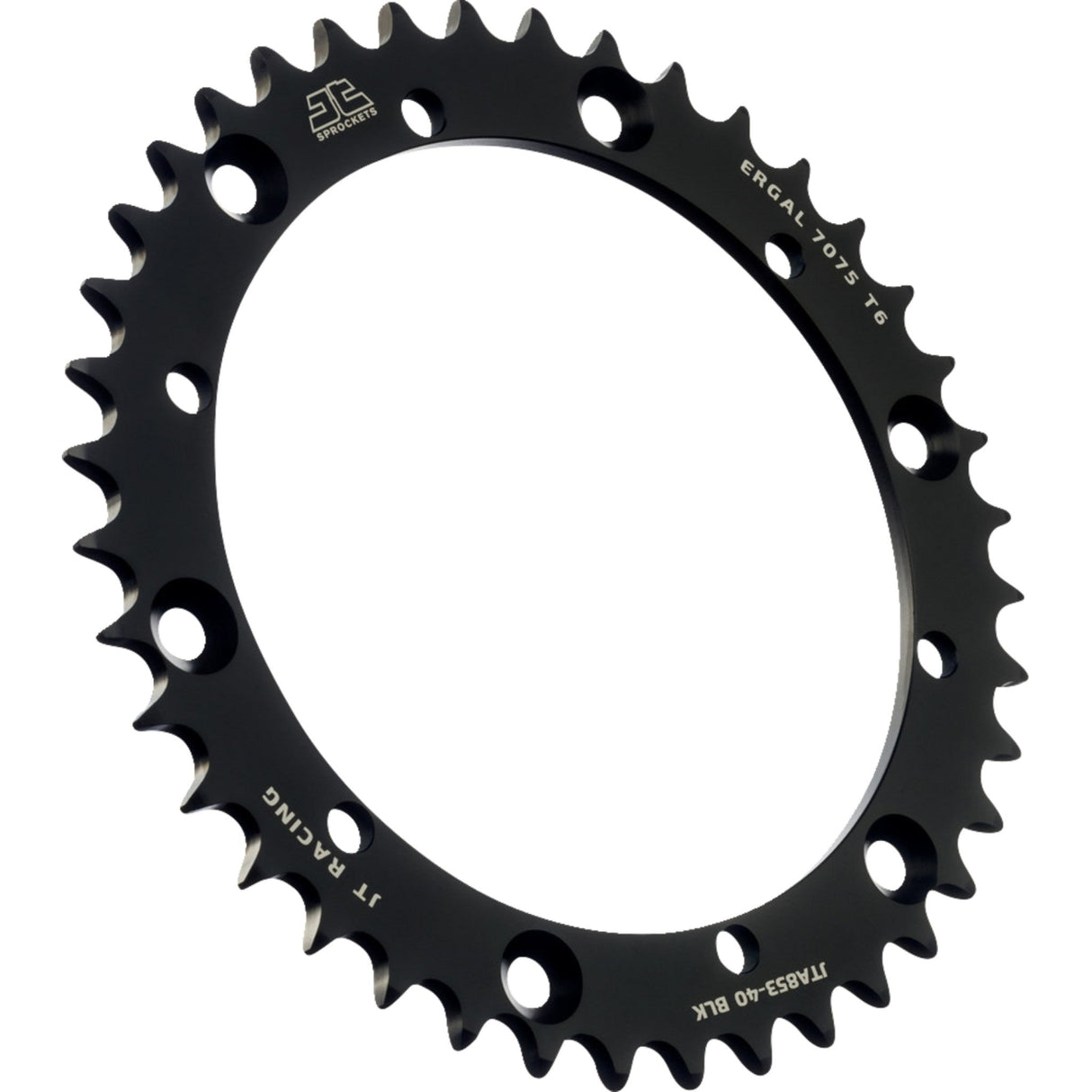 JT SPROCKETS 1211-2602 JTA853.40BLK RaceLite Aluminum Rear Sprocket Rear Sprocket - Black - 40 Tooth - Yamaha
