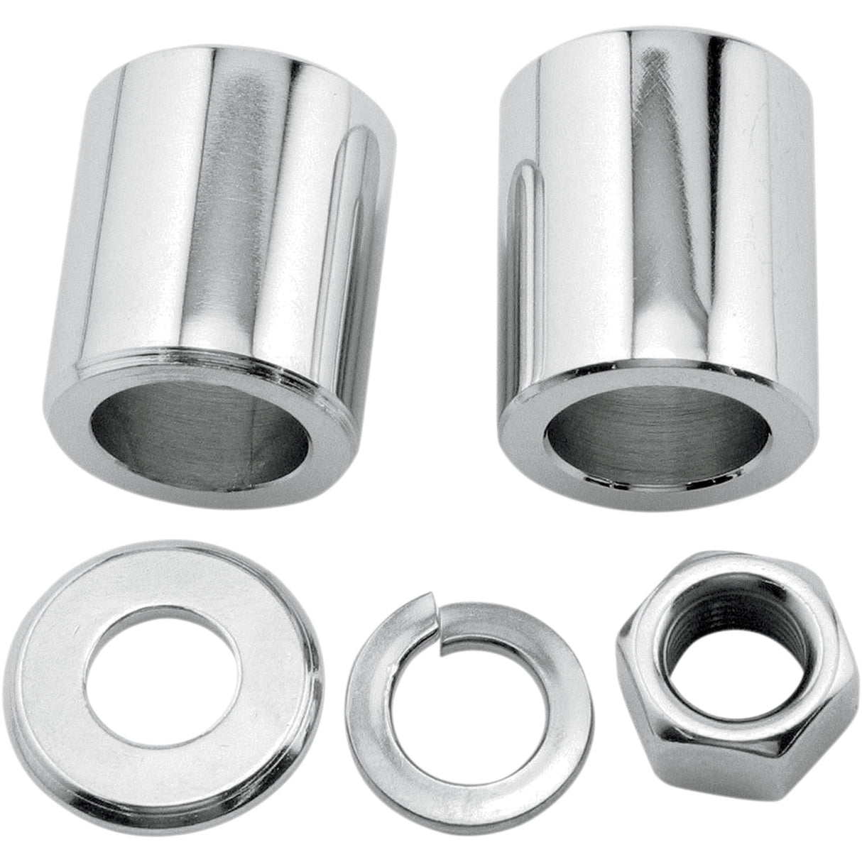 Colony Axle Spacer Nut Kit Front - 9993-5 For Harley Dyna Wide Glide / Softail Custom / Softail Night Train / Softail Standard 1997-1999