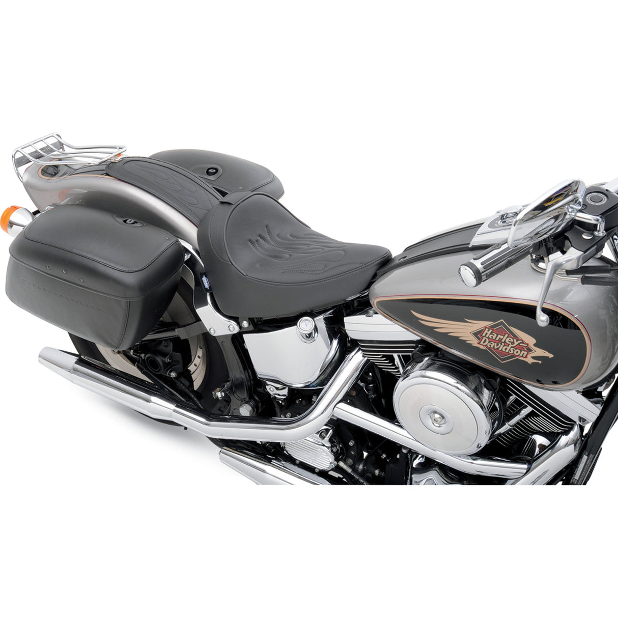 Drag Specialties Fender Skins Fender Bib For Harley Motorcycles 1984-2005