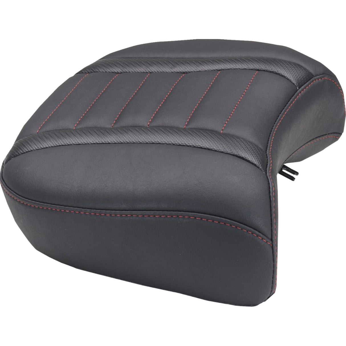 MUSTANG 0801-2124 88420DC Wide Deluxe Touring Passenger Seat Deluxe Passenger Seat - Wide - Dark Cherry Stitch - FLT/FLH '23-'25