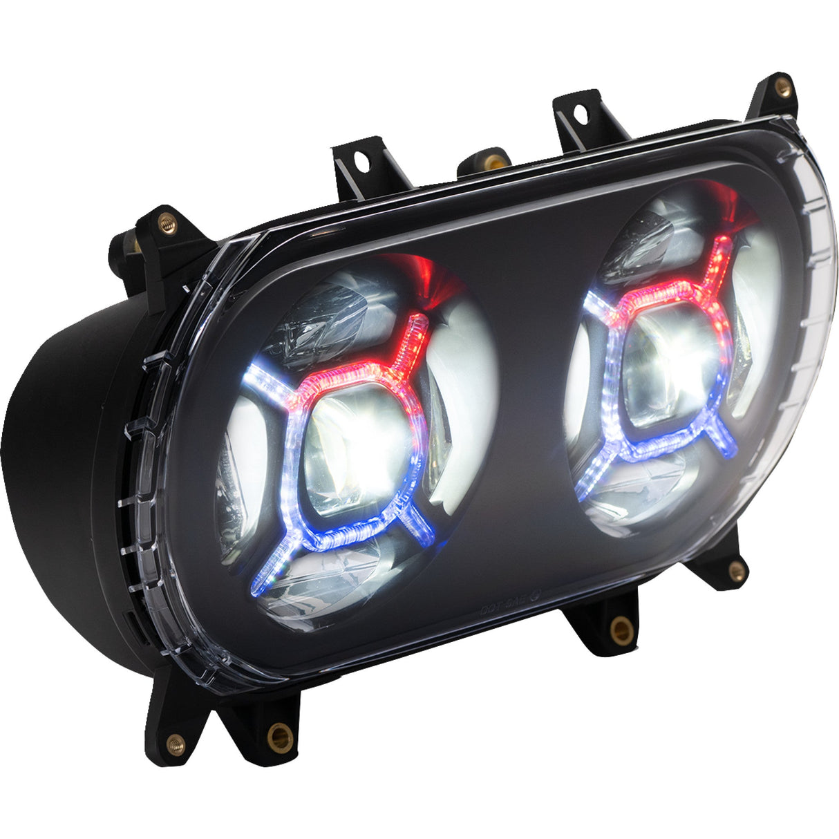 CUSTOM DYNAMICS 2001-2605 PG-RG-B ProGLOW™ Double-X LED Headlight - Black - Road Glide