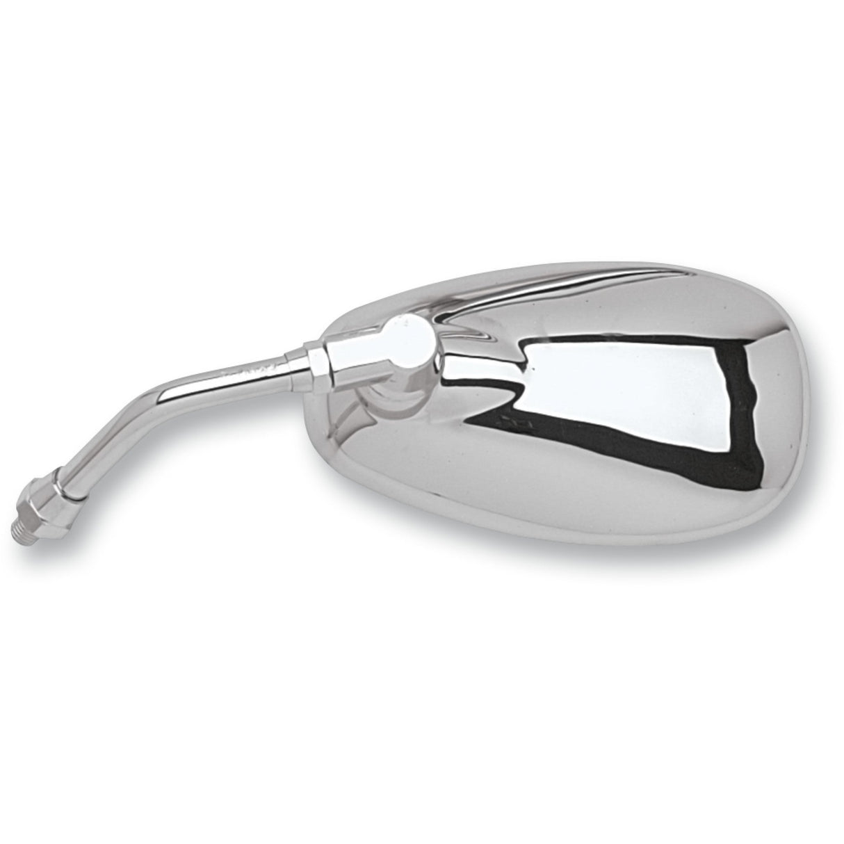 EMGO 20-86834 20-86834 OEM-Style Replacement Mirror Mirror - Side View - Oval - Chrome - Left