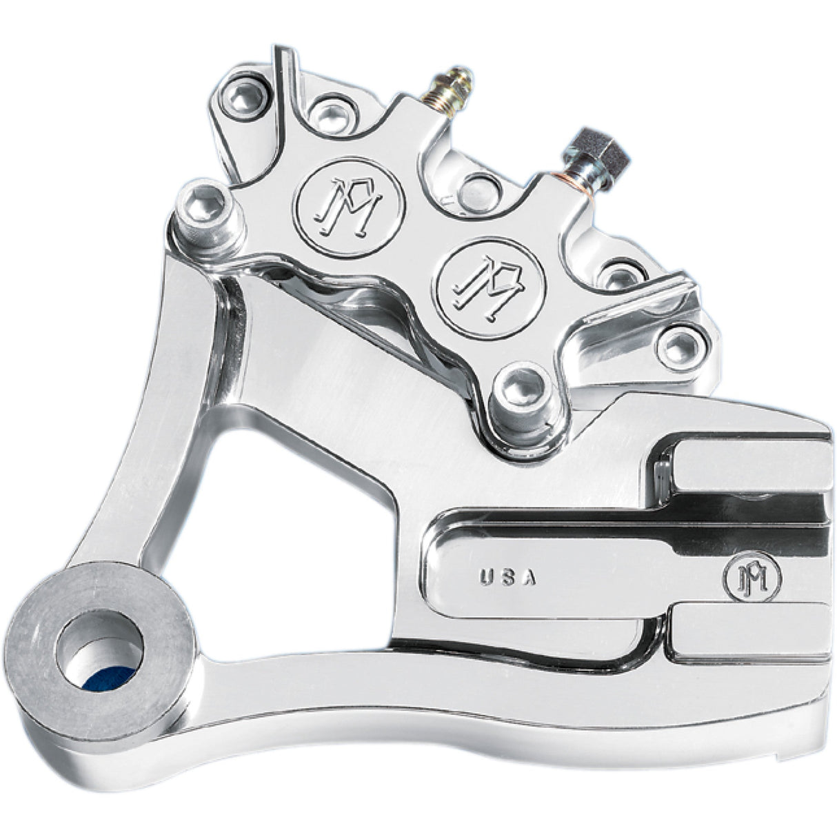 Performance Machine Brake Caliper Kit - 1279-0052-CH For Harley Dyna 1991-1999