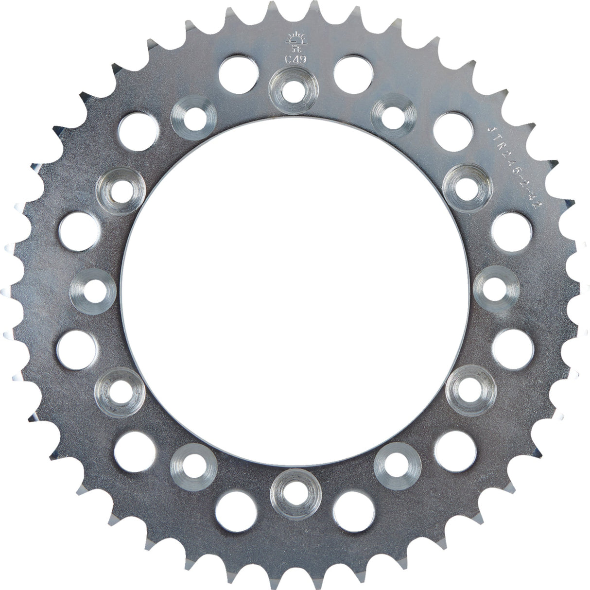 JT SPROCKETS 1210-2698 JTR245/2.42 Steel Rear Sprocket Rear Sprocket - 42 Tooth - Honda/Yamaha