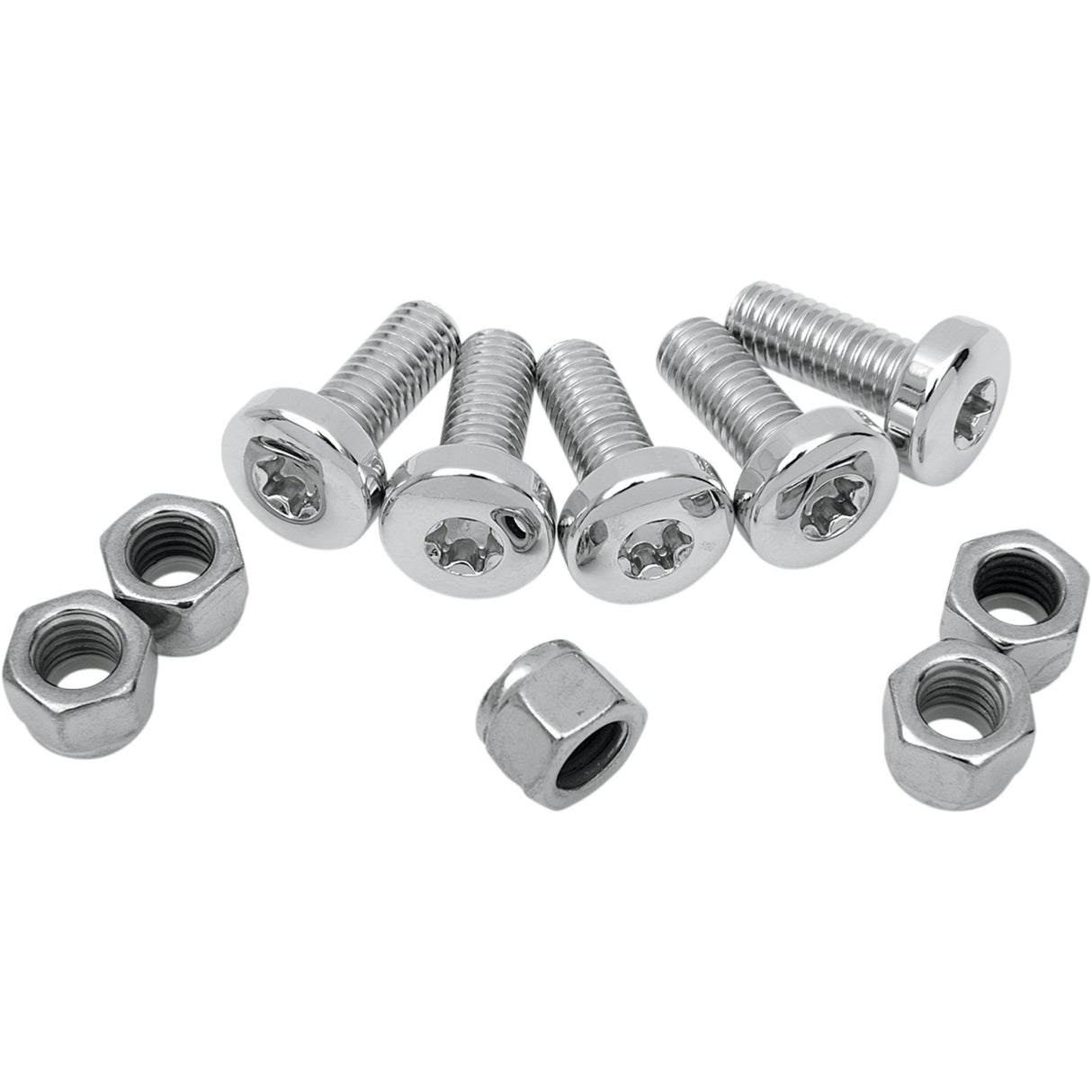 Colony Rotor, Sprocket And Belt Mounting Hardware Kit Brake Rotor Torx Button-Head 7/8" - 9807-10 For Harley Motorcycles 1992-2017