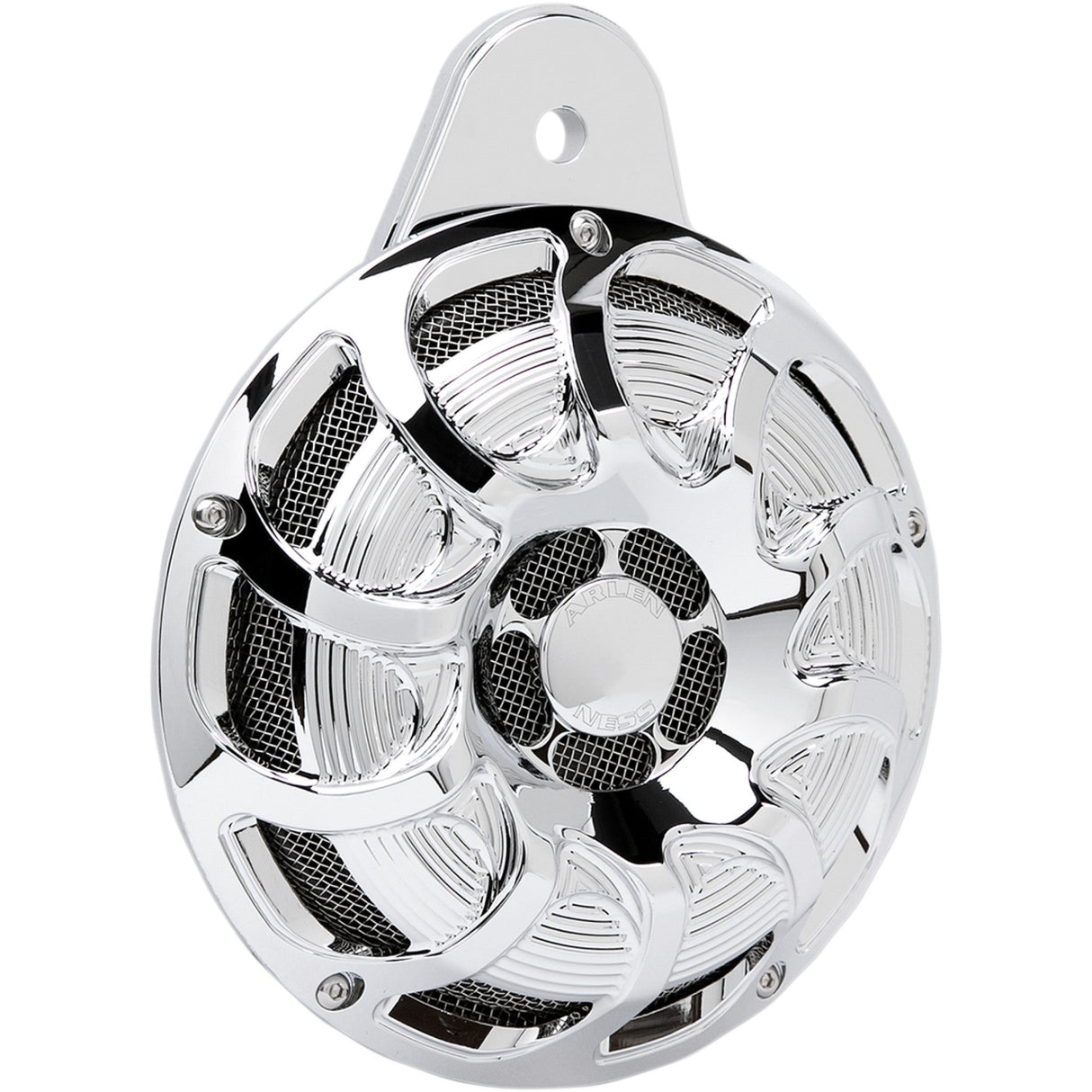 Arlen Ness Billet Horn Drift Chrome - 70-253 For Harley Motorcycles 1991-2025