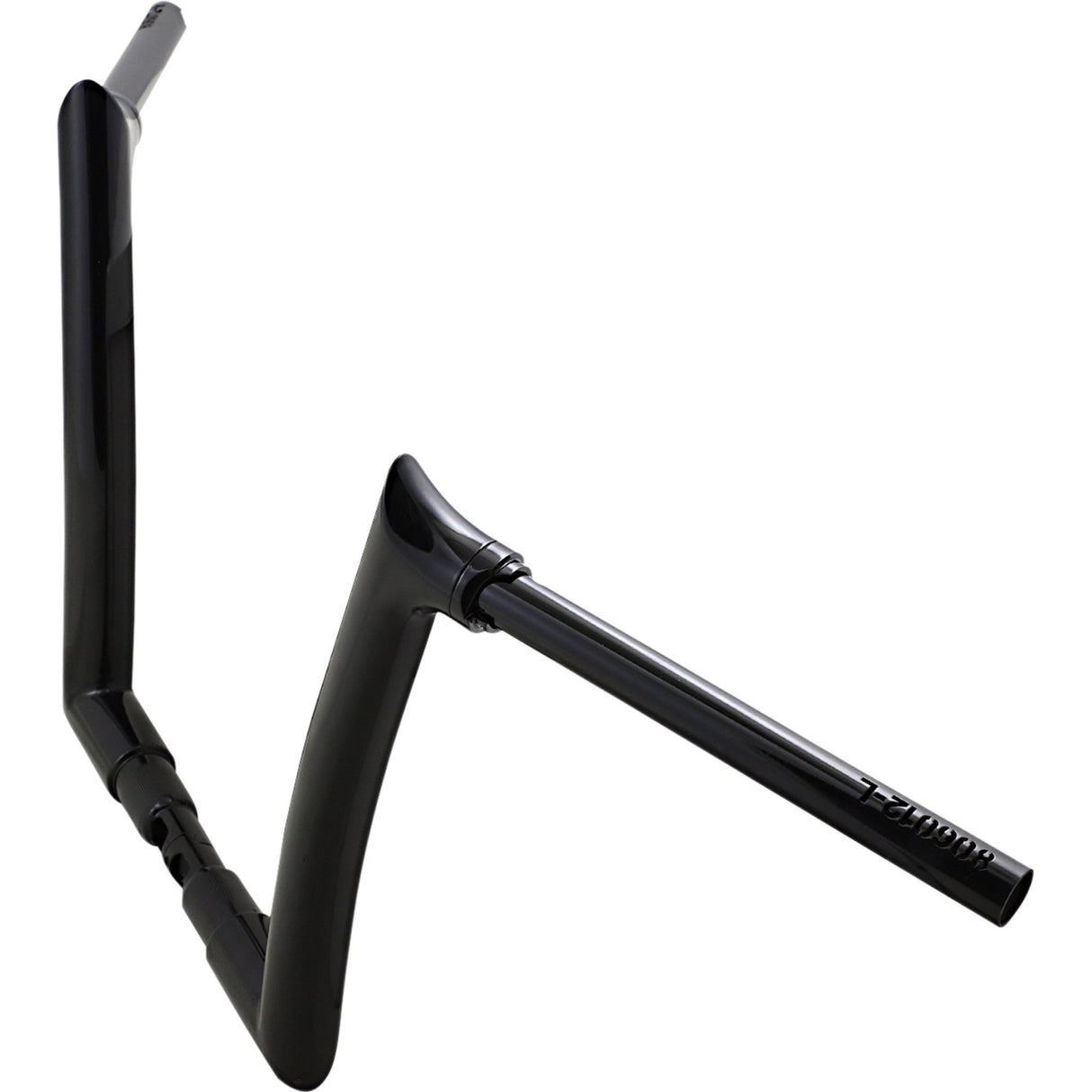 FAT Baggers INC. 1-1/2" EZ Install Pointed Top Handlebar 12" Black - 806012-B For Harley Road Glide 2015-2020