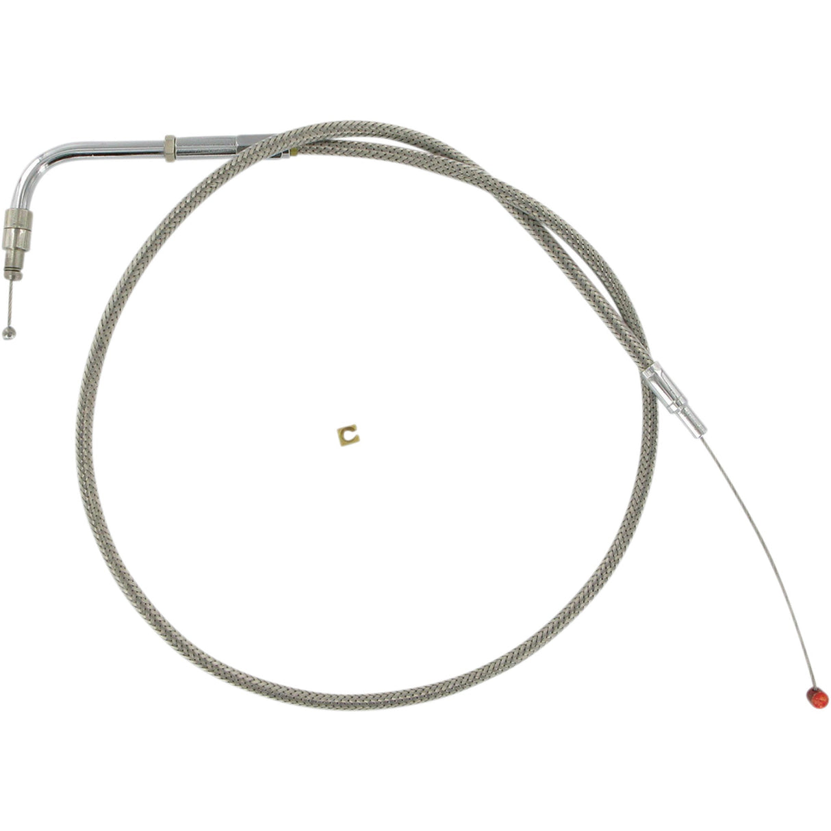 Barnett Stainless Steel Throttle Idle Cable - 102-30-30010 For Harley 1999-2013