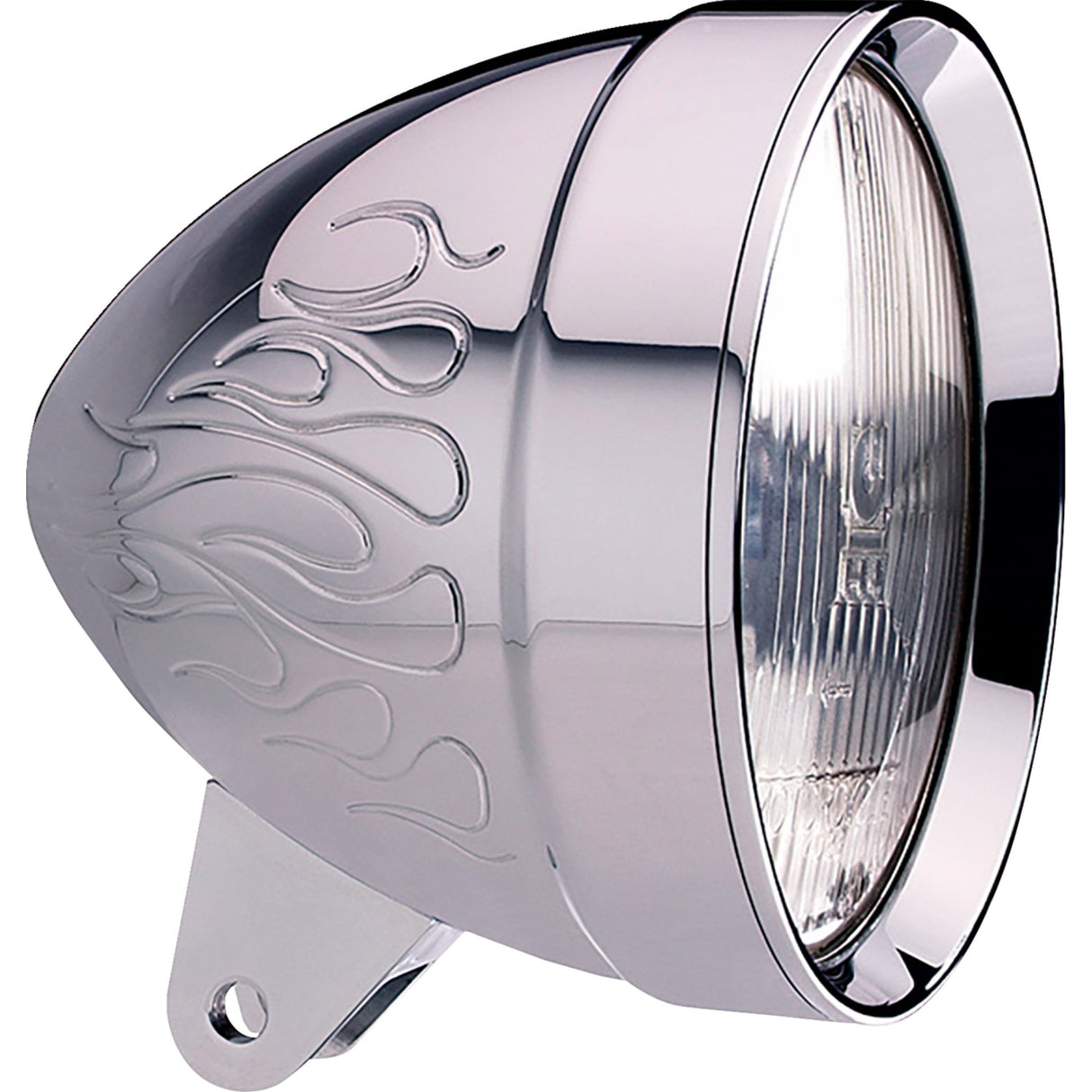 HEADWINDS 2001-2943 1-5206CA Bullet Headlight Housing Headlight Housing - 5-3/4" - Bradley Flame - Chrome