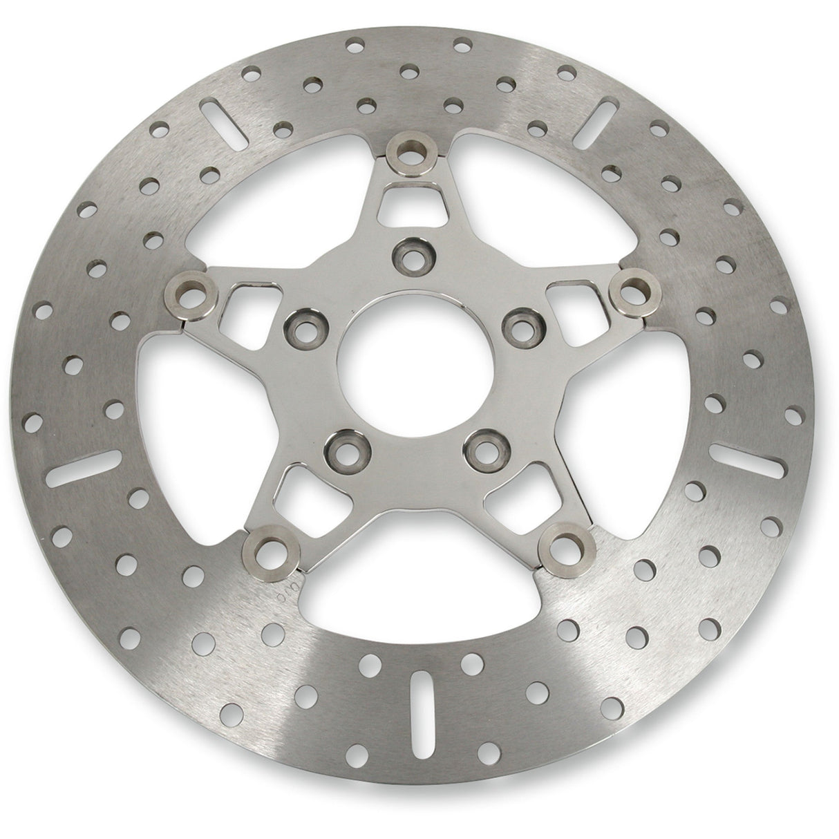 EBC FSD Series Stainless Steel Front Brake Rotor For Big Twins Polished Carrier - FSD010 For Harley Motorcycles 2000-2014