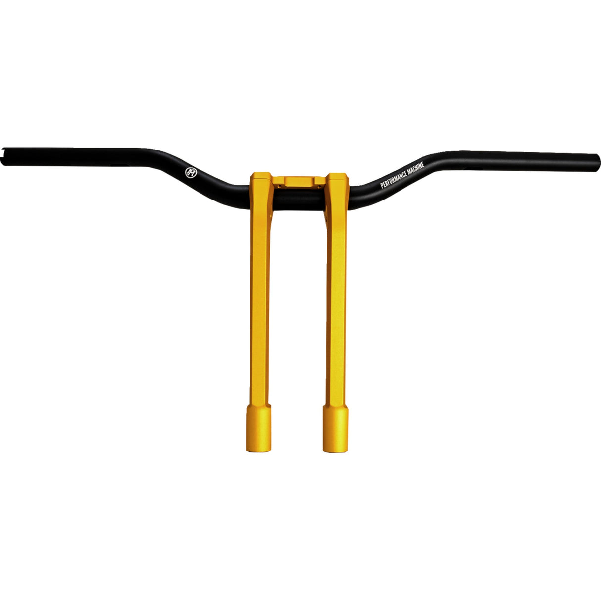PERFORMANCE MACHINE (PM) 0602-1567 0208-2197M-SMG Phatbar & Riser Kit internal wiring/gauge mount holes - 11-1/2" - gold ops