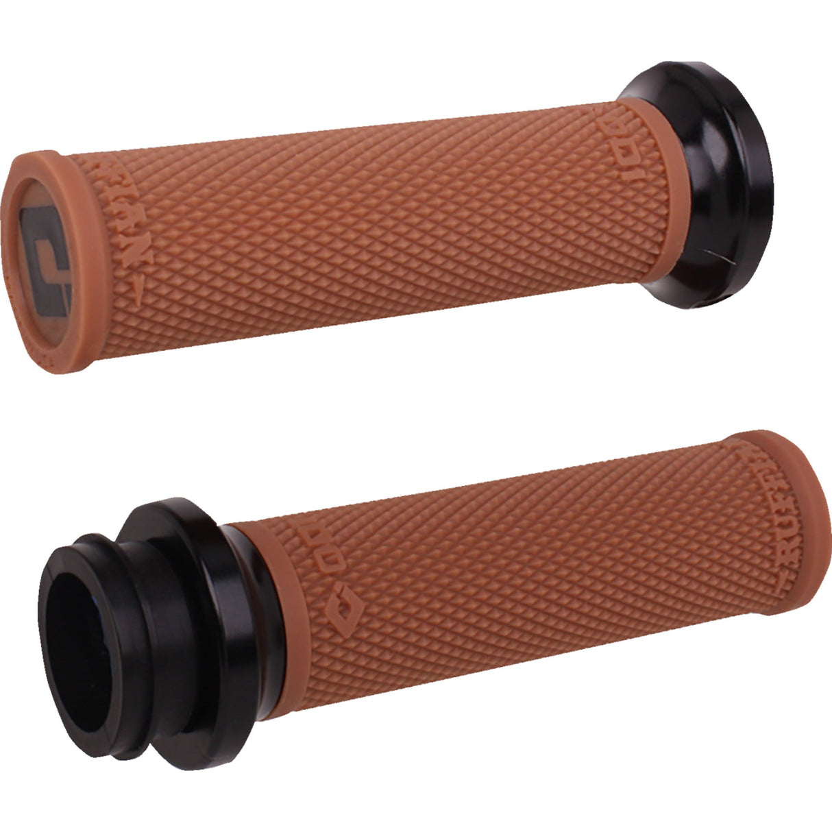 ODI Ruffian Lock-On Street Grips TBW Gum Black - V30HTWGR-B For Harley Motorcycles 2008-2024
