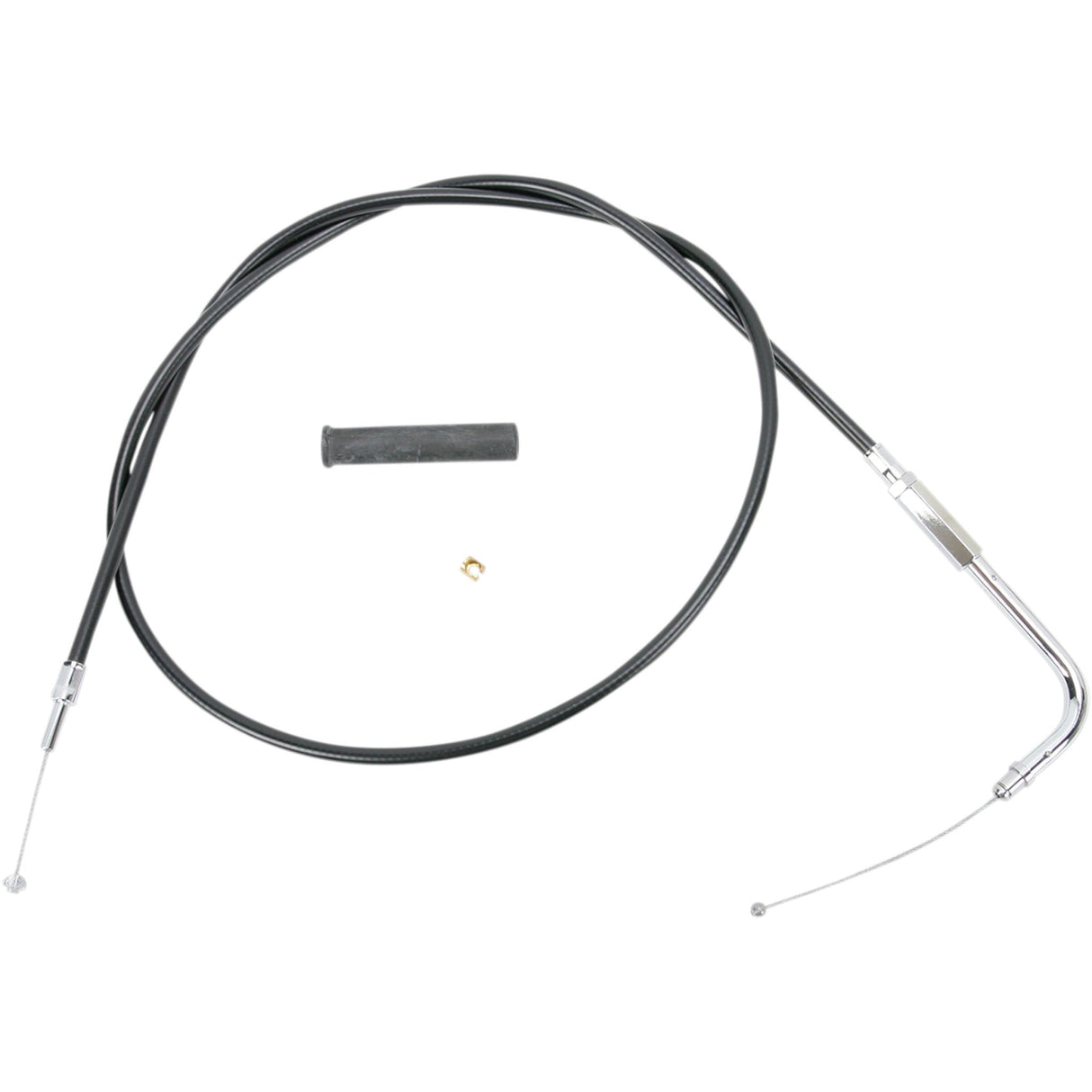 DRAG SPECIALTIES 0650-0338 Black Vinyl Cable Black Vinyl Throttle Cable - 41-3/4"
