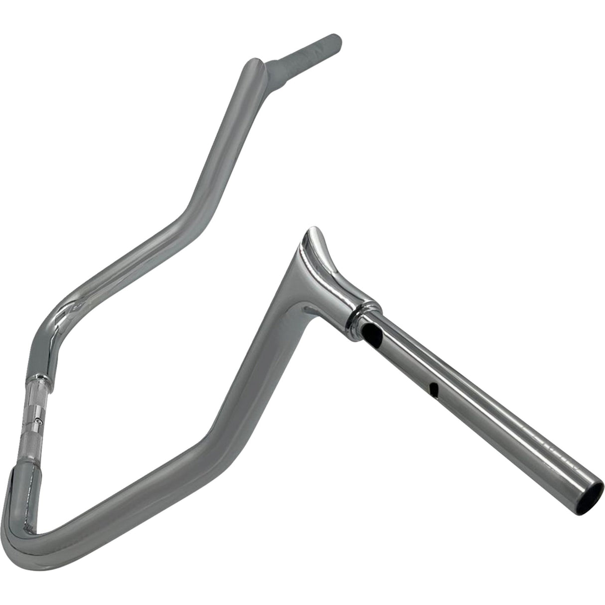 FAT Baggers INC. 1-1/4" EZ Install Pointed Top Handlebar Reduced Reach 13" Chrome - 945013 For Harley Street Glide 2023-2026