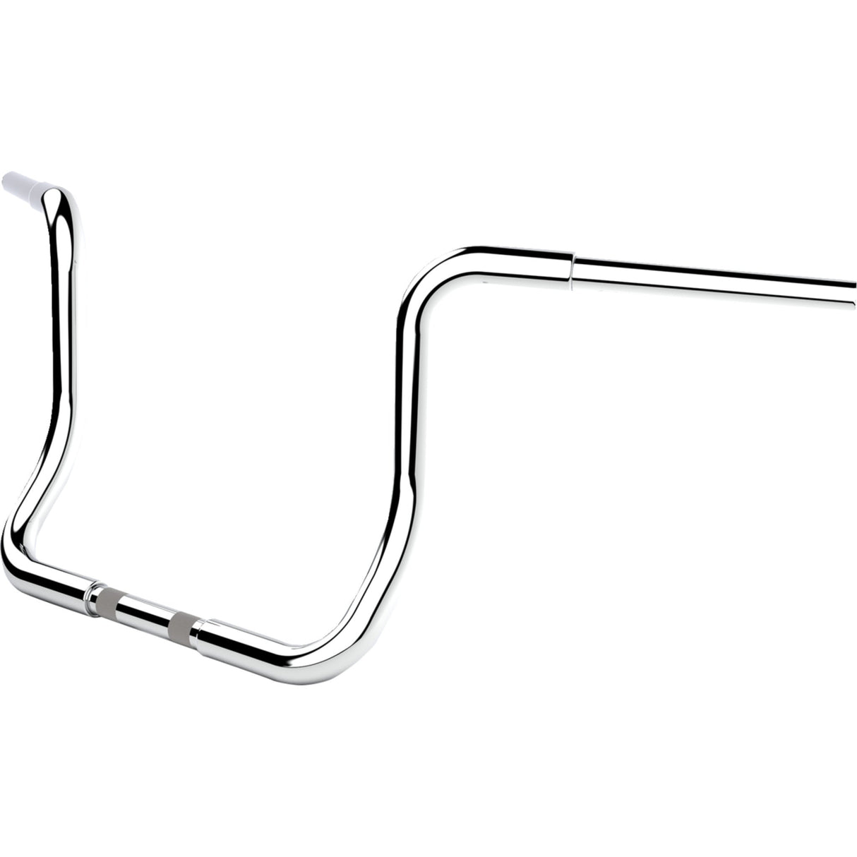 LA Choppers Twin Round Handlebar 12" Chrome - LA-7325-12C For Harley Touring 1996-2023