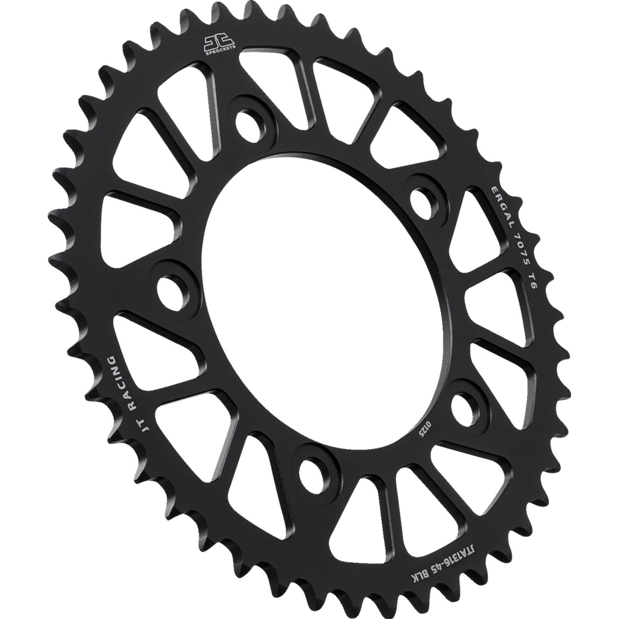 JT SPROCKETS 1211-2903 JTA1316.45BLK Aluminum Rear Sprockets Rear Sprocket - Aluminum - 45 Tooth - Black - Honda