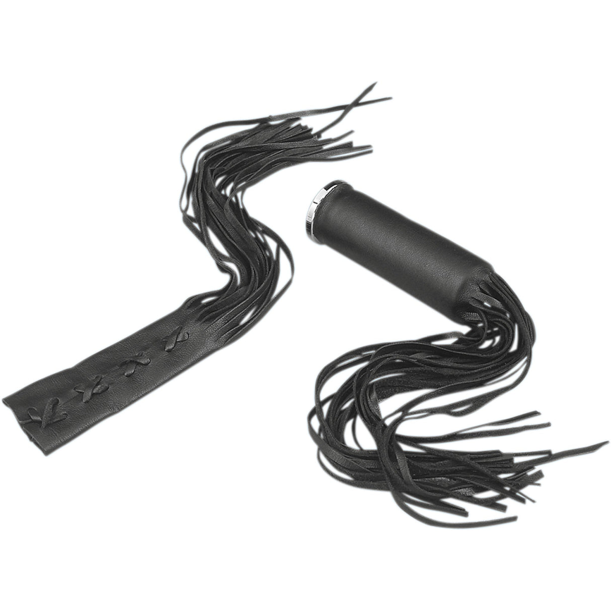 DRAG SPECIALTIES DS-243060 Fringed Leather Grip Covers Grip Covers - Fringe - Rubber Grip