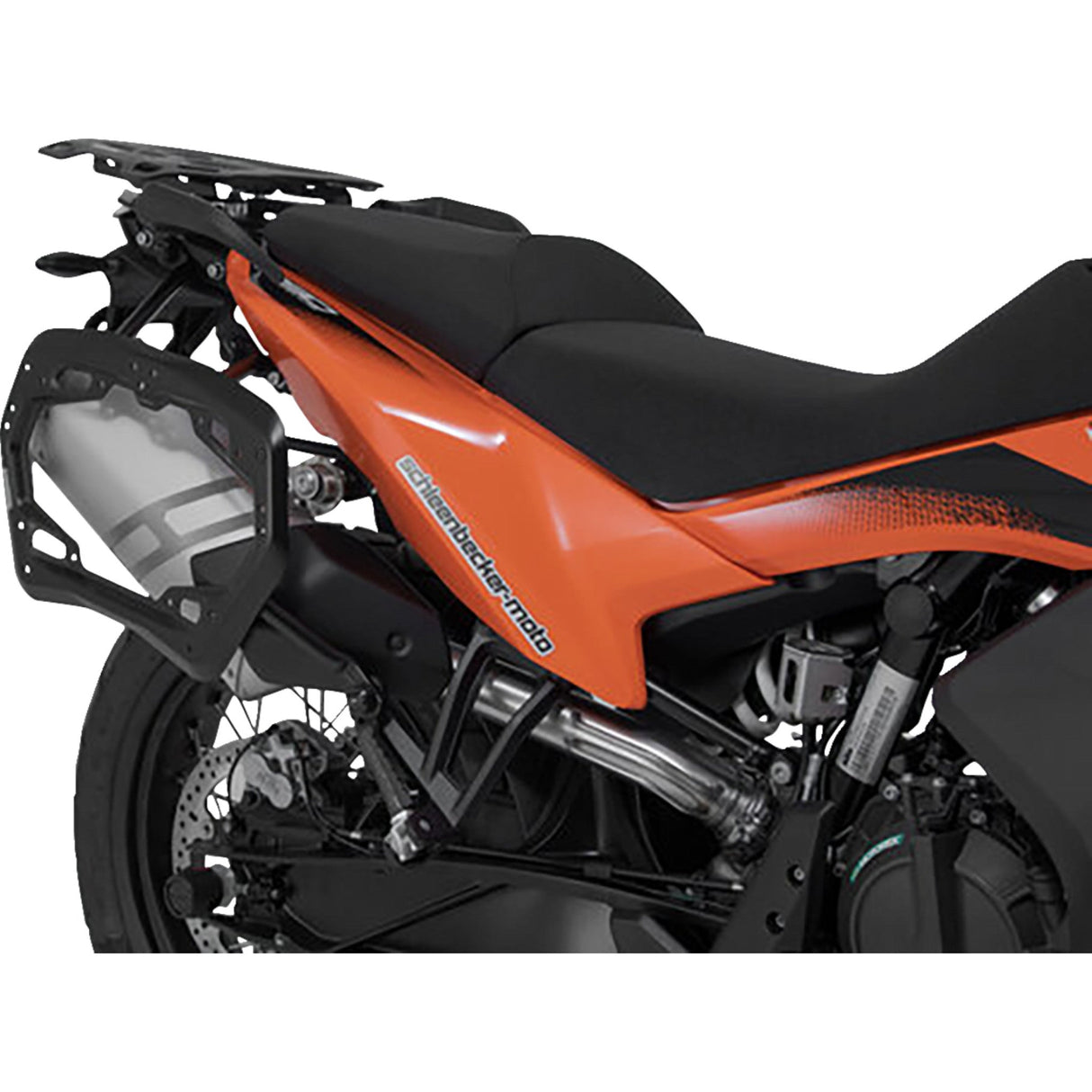 SW-MOTECH 3580-0358 KFT.04.521.70001/B TRAX ADV Aluminum Case System black - ktm adventure 790/890/smt 890 '19-'24