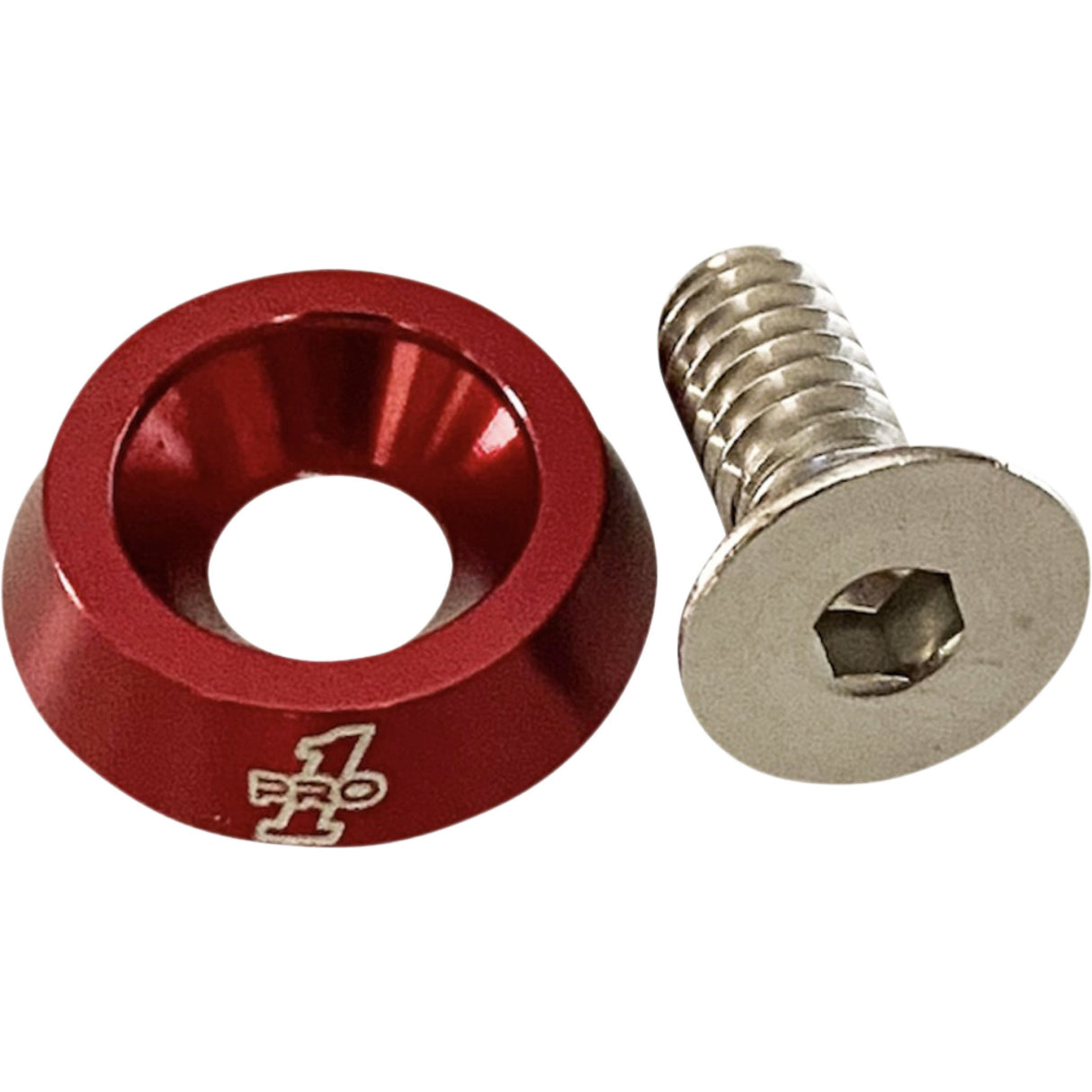 PRO-ONE PERF.MFG. 0820-0167 100200R Seat Bolt 1/4"-20 - red