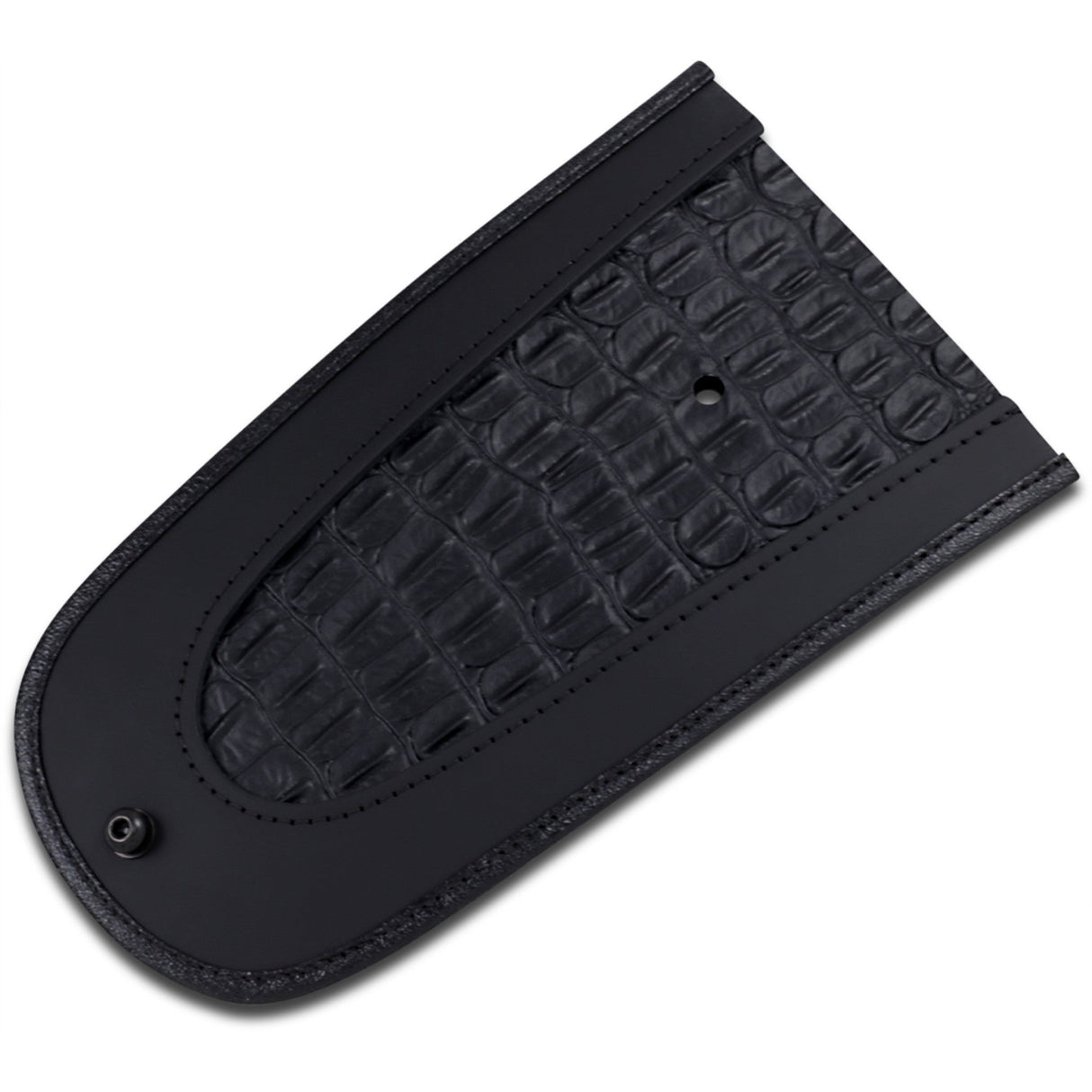 DRAG SPECIALTIES 1405-0142 Fender Skin — 25,5 cm (10") Fender Skin - Embossed Faux Gator Leather Center