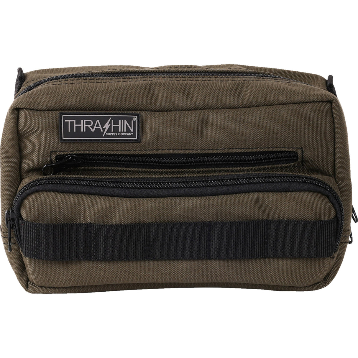 THRASHIN SUPPLY CO. 3510-0201 THB-0010 Handlebar Bag Plus - Green