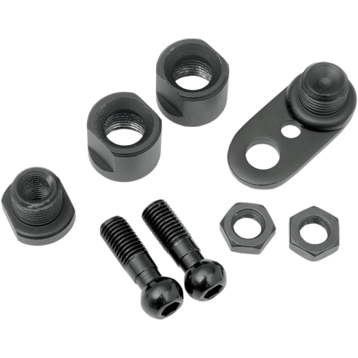Drag Specialties Turn Signal Swivel Kit Black For Harley Motorcycles 2000-2023