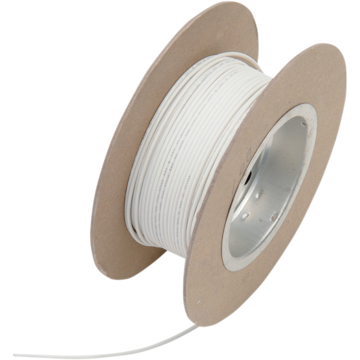 NAMZ 2120-0522 NWR-9-100 OEM Color Wire Spool 100' Wire Spool - 18 Gauge - White