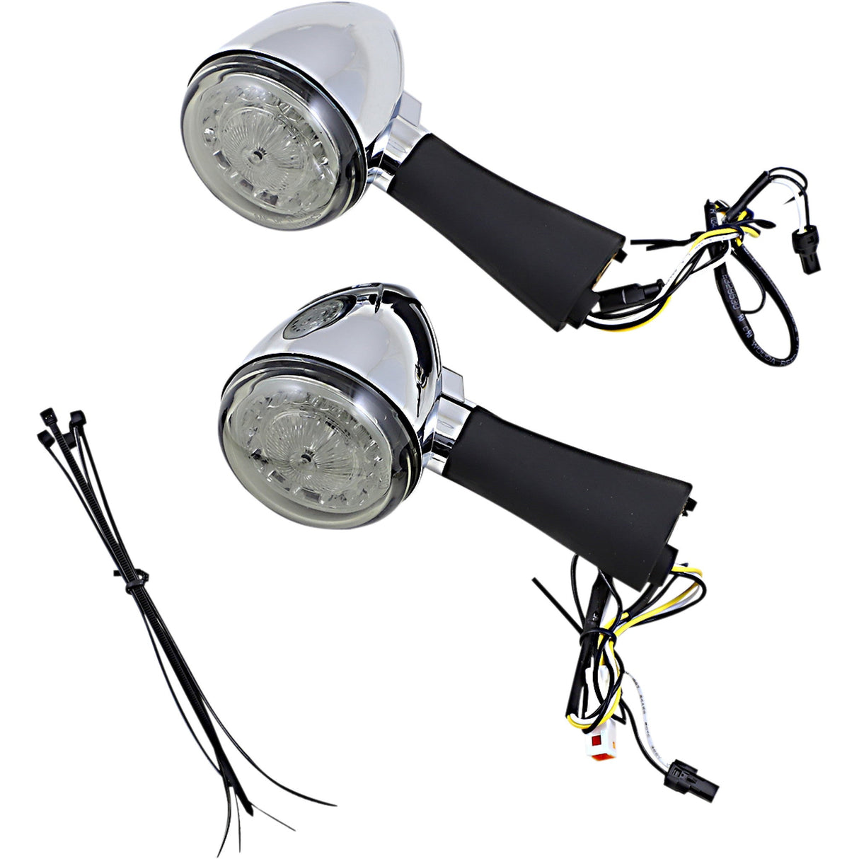 CUSTOM DYNAMICS 2020-1913 PB-SCOUT-RR-CS ProBEAM® Red Ring Turn Signal LEDs Rear LED Tun Signal Ringz - Smoke - Scout