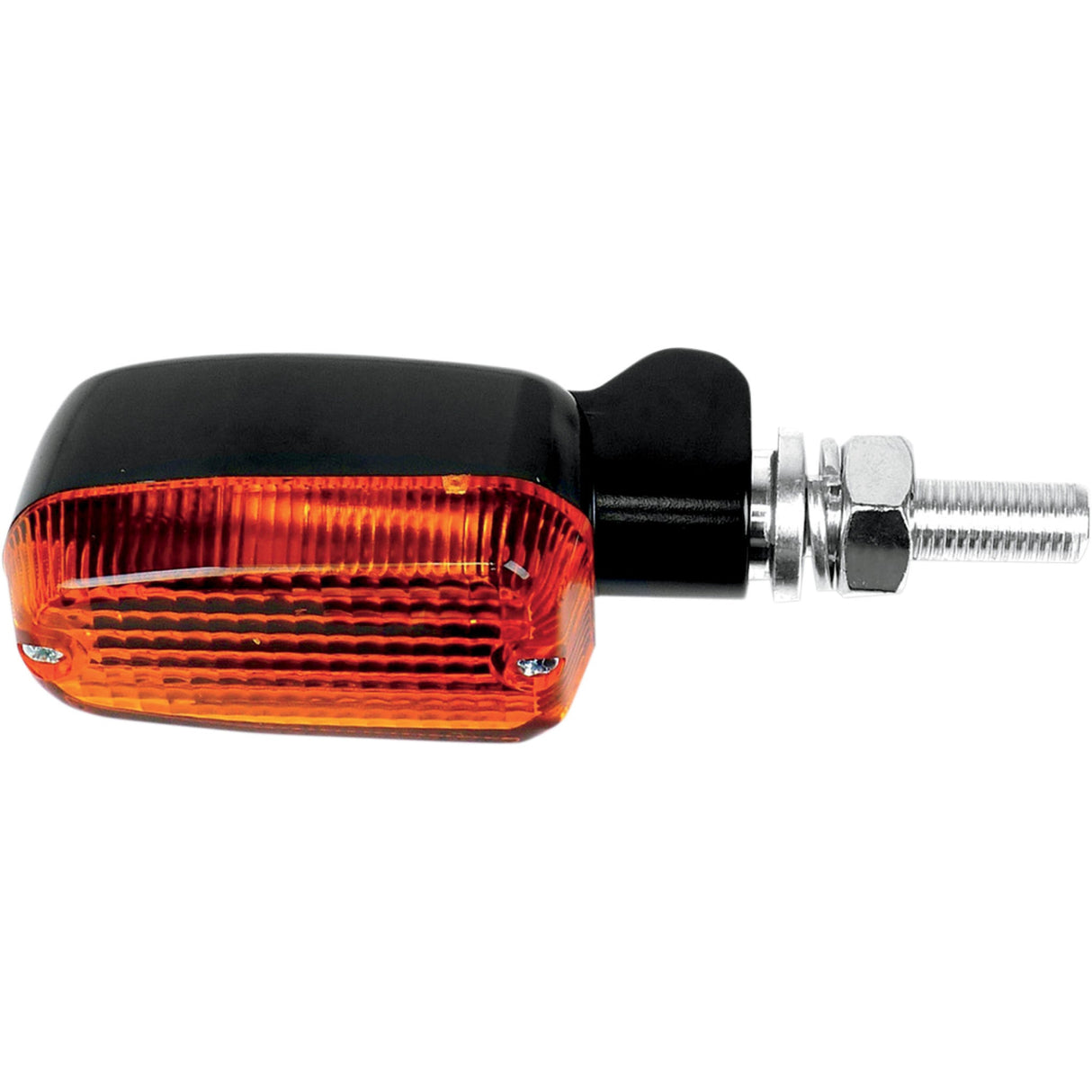 K&S TECHNOLOGIES 2040-1154 25-8300BK Oblong Aluminum Body Marker Lights Marker Light - Single Filament - Black/Amber