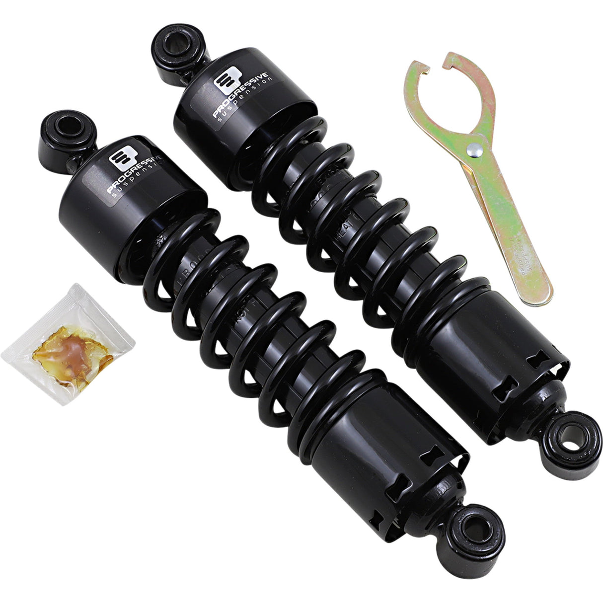 PROGRESSIVE SUSPENSION 1310-0661 412-4038B 412 Series Shocks — Black - 12.5" - Standard - Black - FXD
