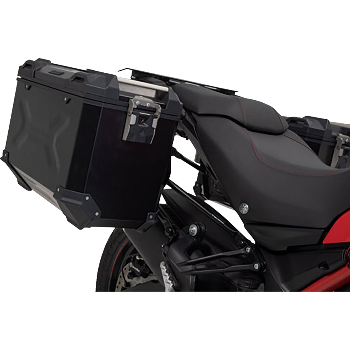 SW-MOTECH 3580-0388 KFT.22.114.70102/B TRAX ADV Aluminum Case System black - ducati multistrada 950/1200/1260/v2 '15-'24